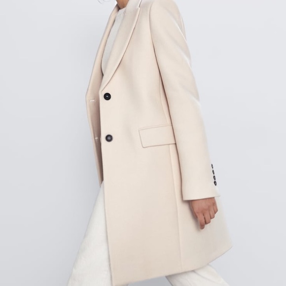 ZARA BUTTONED MASCULINE COAT - Picture 5 of 9